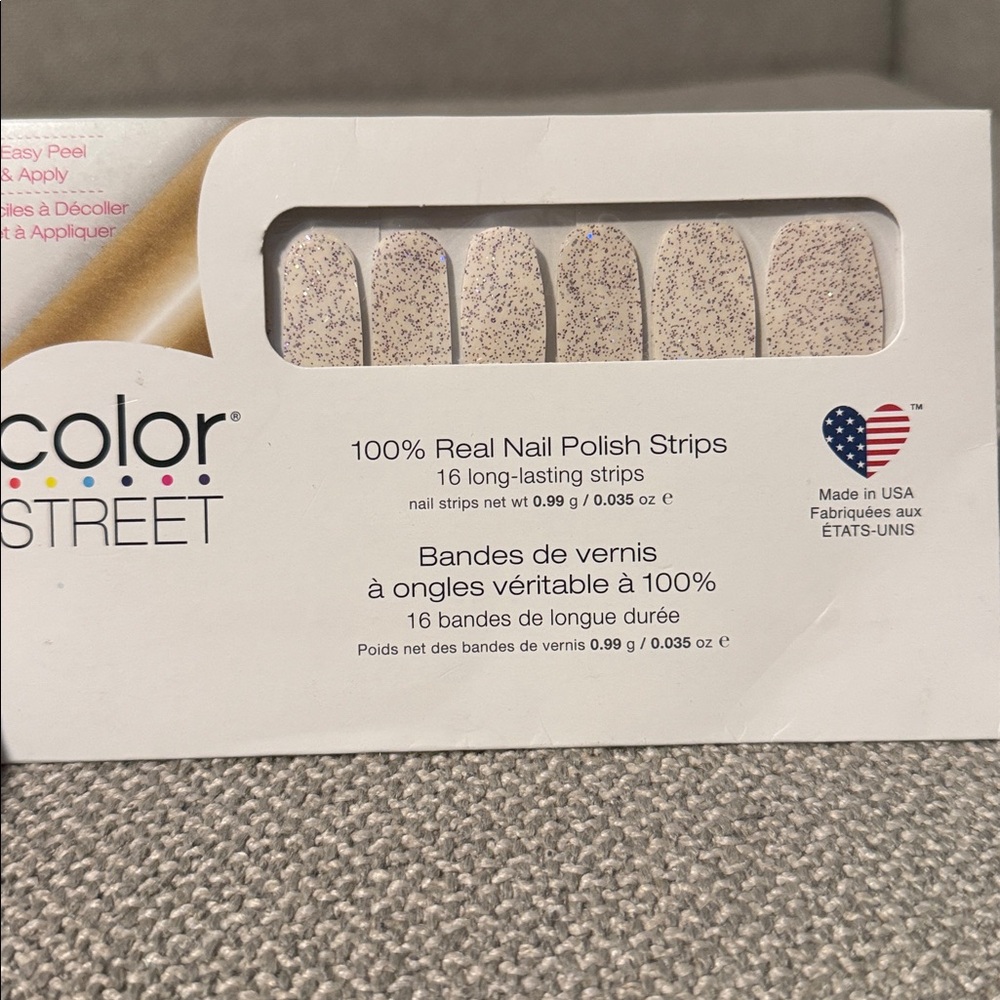 Color Street Candied Lavender Nail Polish Strips New
